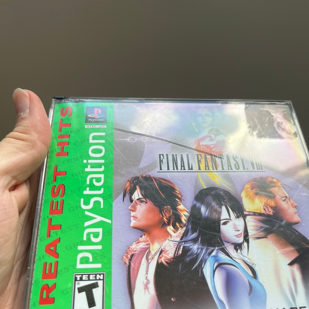 Final Fantasy VIII PS1 Greatest Hits Square Enix 4-Disc RPG SLUS-00892GH - Picture 3 of 14